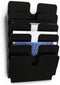 Durable FLEXIPLUS 6 A4 QUER 1700014061 Folderhouder Zwart, Transparant DIN A4 liggend 1 stuk(s) Aantal vakken: 6 (b x h