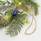 House of Seasons Kerstkrans met LED Verlichting - Ø42 cm - Groen