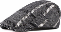 Torino 1972 Flat Cap – One Size – Zwart