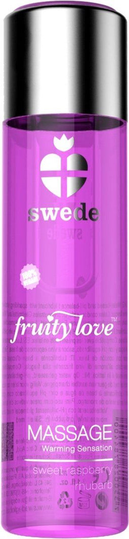 Swede - Fruity Love Massage Zoete Framboos Rabarber 120 ml