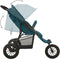 vidaXL - Kinderwagen - staal - groen