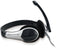 Conceptronic Chatstar - Stereo Headset - Comfortabele hoofdtelefoon met afstandsbediening - Zwart Zilver