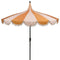 In The Mood Collection Rissy Parasol - Stokparasol - UPF 30+ bescherming - Bruin