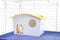 Imac hamsterhuis casetta criceti assorti 16,5x10x11 cm