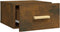 vidaXL - Nachtkastje - wandgemonteerd - 35x35x20 - cm - gerookt - eikenkleurig