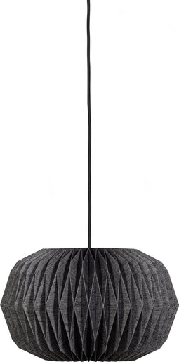 BePureHome Hanglamp Globe - Papier - Naturel/Zwart - 25x44x44