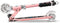 micro™ Sprite LED Kinderstep - Vouwbaar - Hoogteverstelbaar - LED Wielen - Neon Rose