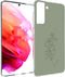 imoshion Hoesje Geschikt voor Samsung Galaxy S21 FE Hoesje Siliconen - imoshion Design hoesje - Groen / Floral Green