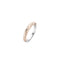 TI SENTO Ring 12107ZR - Zilveren dames ring - Rosé plated met zirkonia - Maat 50