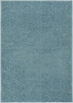 vidaXL - Vloerkleed - kortpolig - 120x170 - cm - blauw