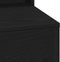 vidaXL - Zwarte - Eikenhouten - Kaptafel - met - LED - verlichting - 79x41x135 - cm