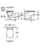 GROHE Solido Bau - Wandcloset diepspoel spoelrandloos 36.8x53.1cm 6/3L - Wit