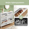 SoBuy FSR100-W - Schoenenkast - 4 Kleppen - Wit