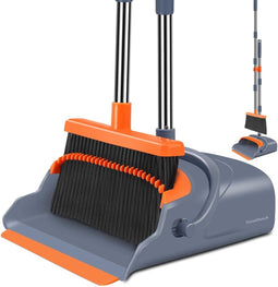 Travelhawk Stoffer en Blik - Verstelbaar 100-130cm - Ergonomisch - Grijs/Oranje