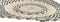 Placemat DKD Home Decor Bruin Zwart 35 x 35 x 1 cm