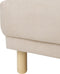 TUVE - Fauteuil - Beige - Corduroy