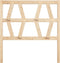 vidaXL - Hoofdbord - 81x4x100 - cm - massief - grenenhout