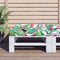 vidaXL - Palletkussen - 70x70x12 - cm - stof - meerkleurig