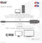 Club 3D - MiniDisplayPort 1.4 naar HDMI - 4K120Hz 8K60Hz HDR10+ - Zwart 1.8m