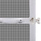 vidaXL - Hordeur - met - scharnieren - 120x240 - cm - wit