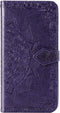 Hoesje Met Pasjeshouder Geschikt voor Samsung Galaxy A51 - Mandala Bookcase - Paars