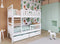 MONIKA - Stapelbed - 90x200 cm - te splitsen tot 2 bedden - wit