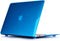 Lunso Geschikt voor MacBook Air 11 inch cover hoes - case - Glanzend Lichtblauw