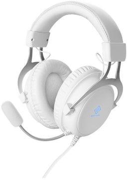 Deltaco GAM-030-W - Gaming-headset - 57 mm elementen - Wit