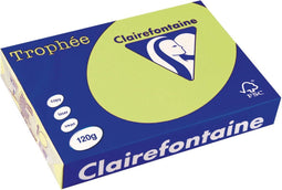 Clairefontaine Trophée Pastel, gekleurd papier, A4, 120 g, 250 vel, golfgroen