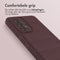 imoshion Hoesje - Geschikt voor Samsung Galaxy A52 (4G) / A52s / A52 (5G) - EasyGrip Backcover - Aubergine