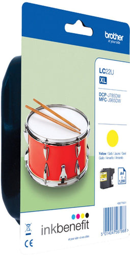 Brother LC-22UYBP - Originele inktcartridge - Geel