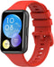 iMoshion Bandje Geschikt voor Huawei Watch Fit 2 - iMoshion Siliconen band gekleurde gesp - Rood