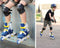 Nijdam Navy Seal - Skeelers - Verstelbaar - Hardboot - Blauw - Maat 30-33