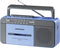 Crosley CT102A-BG4 - Draagbare Cassette Player - Bluetooth AM/FM Radio - Blauw/Grijs