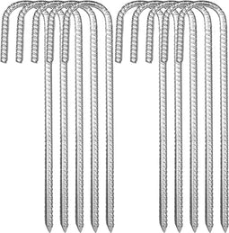 10x Heavy-Duty Grondpennen – 12 inch Gegalvaniseerd Staal