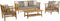 Exotan Bijzettafel Buiten - Bamboe - Naturel - 44x110x70