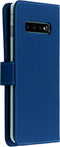 Accezz Hoesje Geschikt voor Samsung Galaxy S10 Plus Hoesje Met Pasjeshouder - Accezz Wallet Softcase Bookcase - Blauw