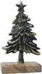 PTMD Marrey Kerstboom Beeld - 22 x 5 x 12 cm - Aluminium - Messing