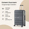 SC Urban Adventurer - 20-inch Handbagage Koffer - 44L - Cijferslot - Spinner Wielen - Antraciet