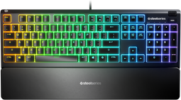Steelseries Apex 3 - Membraan Gaming Toetsenbord - IP32 Waterbestendig 10-zone RGB - Zwart