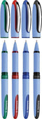 Schneider rollerball - One Hybrid N - naaldpunt - 0,3mm - 4 stuks assorti kleuren - S-183494