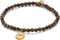 CO88 Collection Beloved 8CB 90159 Bedelarmband - Jade Natuursteen 4 mm - Bruin