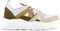 PS Poelman Year - Dames Leren Chunky Runner Sneaker - Beige Kaki Groen - Maat 38