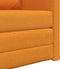 vidaXL - Vloersofa - Bed - 2-in-1 - Donker - Geel - 74x77x81 - cm - Stof