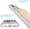 iMoshion Hoesje Geschikt voor iPhone SE (2022) / SE (2020) / 8 / 7 / 6s / 6 Hoesje Siliconen - iMoshion Design hoesje - Goud / Transparant / Allover de luxe