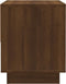 vidaXL - Nachtkastje - 45x34x44 - cm - bewerkt - hout - bruin - eikenkleur