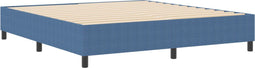 vidaXL - Boxspring - Bed - Blauw - Super - King - Corduroy - Stof