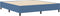 vidaXL - Boxspring - Bed - Blauw - Super - King - Corduroy - Stof
