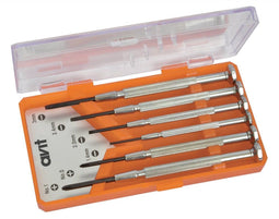 AVIT AV05010 Schroevendraaierset Elektronica en fijnmechanica 6-delig Plat, Kruiskop Phillips