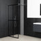 vidaXL - Inloopdouchewand - 100x195 - cm - mat - gehard - glas